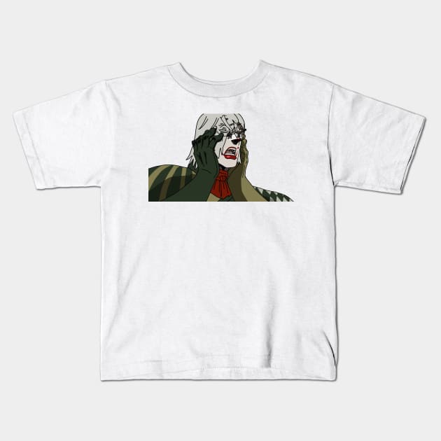 JoJo Style "Fear" Shock Cartoon (Andrew Kreiss) Kids T-Shirt by gagimas